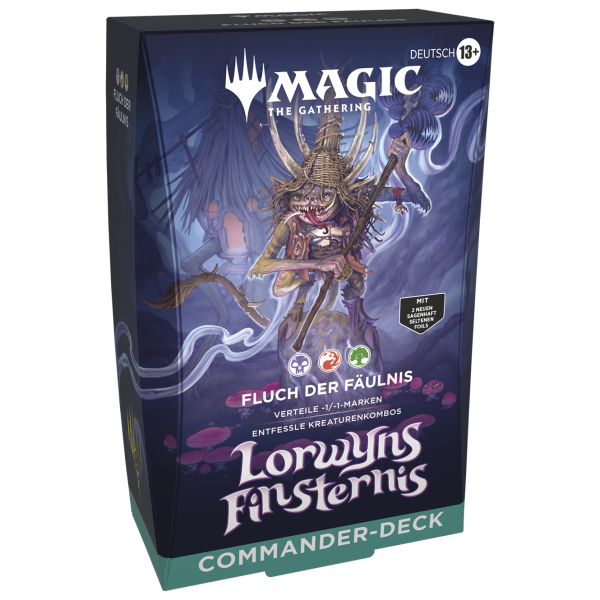 Magic the Gathering Lorwyns Finsternis Commander Deck – Fluch der Fäulnis (Deutsch)