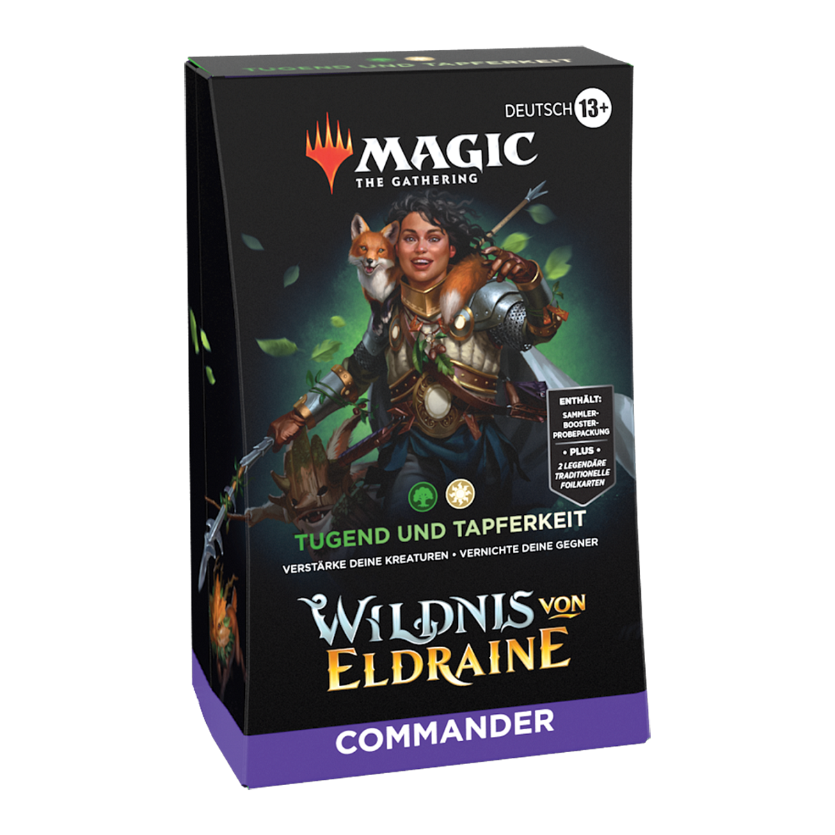 Magic The Gathering – Wilds of Eldraine –Tugend und Tapferkeit Commander Deck (Deutsch)