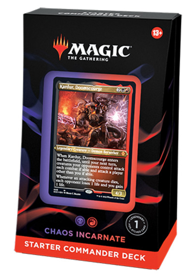 Magic The Gathering Starter Commander Deck – Chaos Incarnate (englisch)
