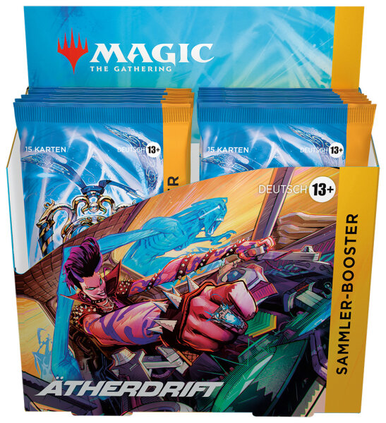 Magic the Gathering Aetherdrift Sammler Booster Display (deutsch)