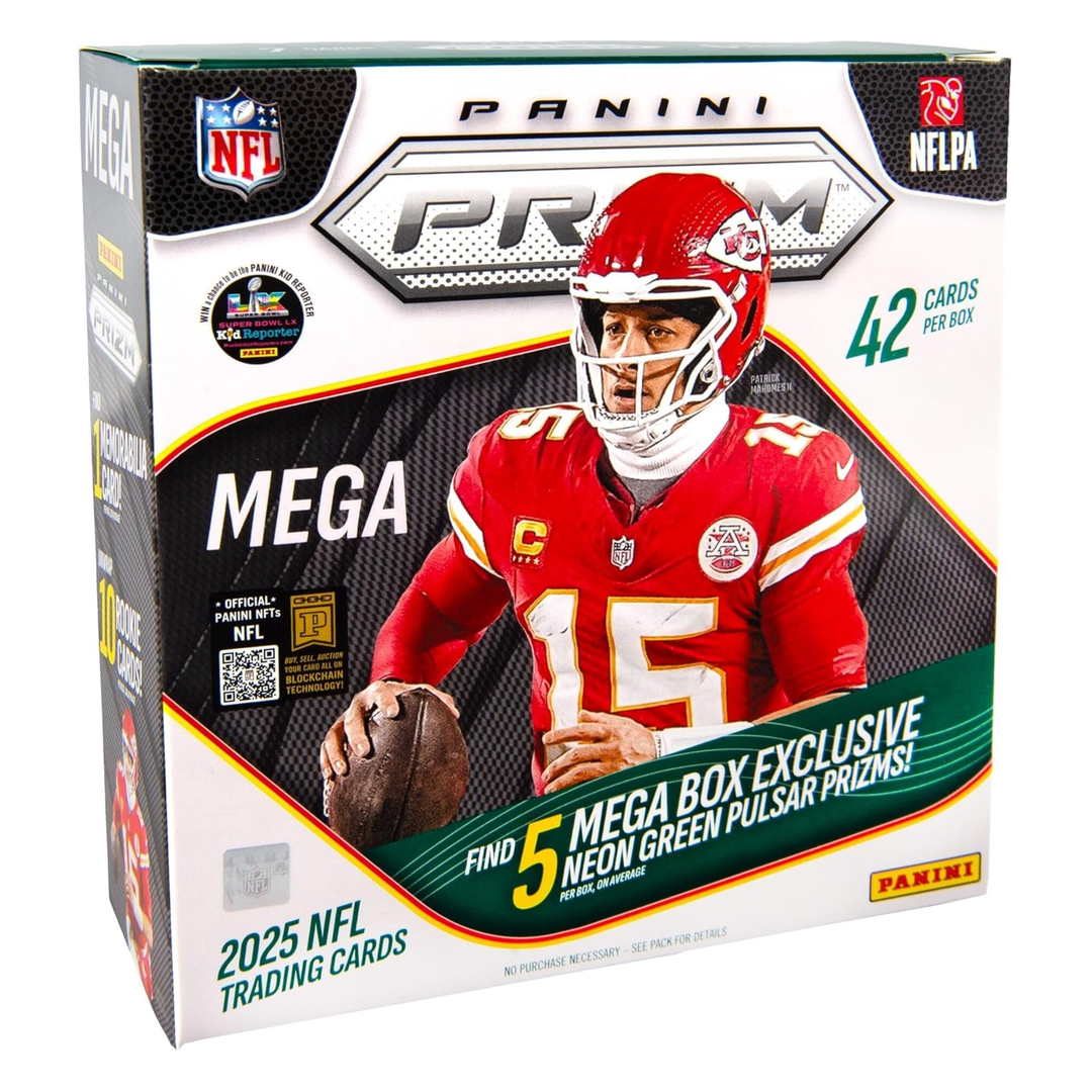 Panini Prizm Football NFL 2025 Mega Box
