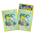 Pokemon Center Deck Shield Gift of Forest Gelb 64 Sleeves