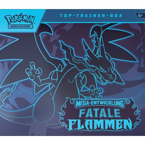 Pokemon ME02 Mega Entwicklung – Fatale Flammen Top-Trainer-Box (deutsch)