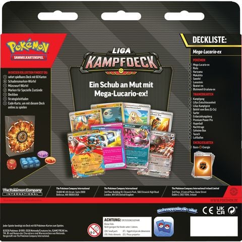 Pokemon Liga Kampfdeck Mega Lucario (deutsch) *Vorbestellung