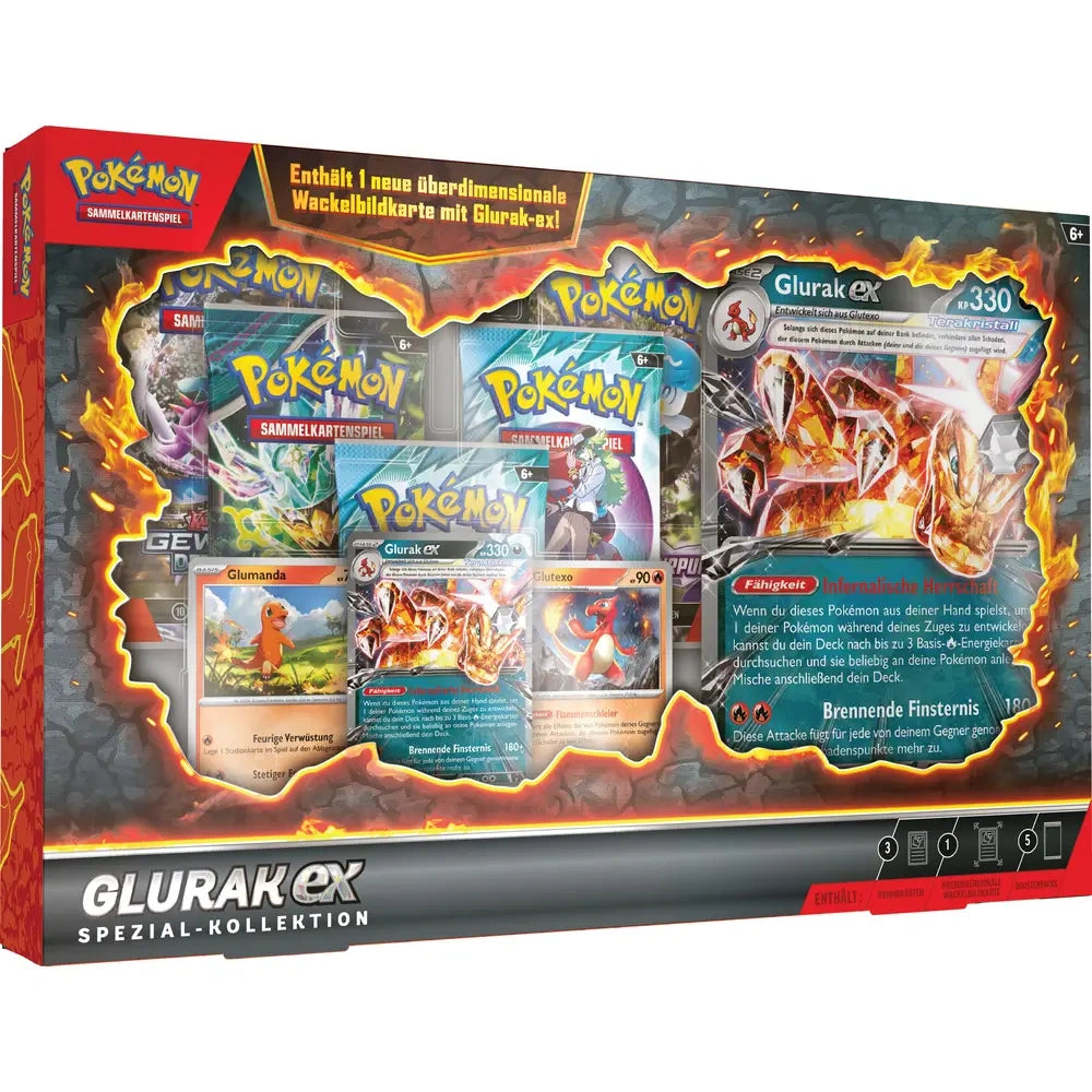 Pokemon Glurak EX Spezial Kollektion 3D XXL Karte (deutsch)