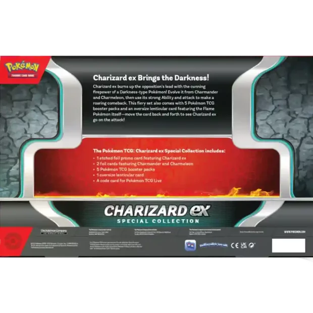 Pokemon Charizard EX Special Collection - 3D XXL Karte (Englisch)