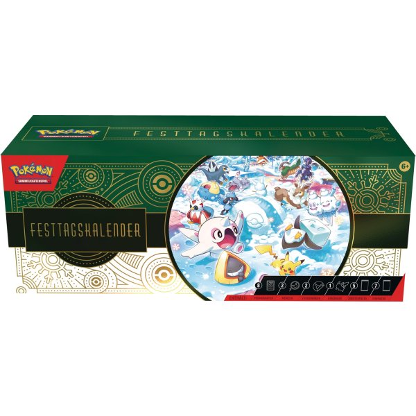 Pokemon Sammelkarten TCG Festtagskalender Adventskalender 2024 (deutsch)