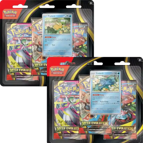 Pokemon – Mega Evolution 3er Blister (Englisch) *Vorbestellung 26.09.2025