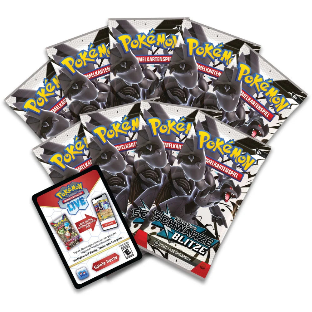 Pokemon – Karmesin & Purpur KP10.5: Schwarze Bitze – Booster Bundle (Deutsch)