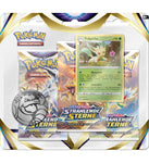 Pokemon Schwert & Schild Strahlende Sterne 3-Pack-Blister – Folipurba Promo (deutsch)