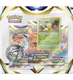 Pokemon Schwert & Schild Strahlende Sterne 3-Pack-Blister – Folipurba Promo (deutsch)