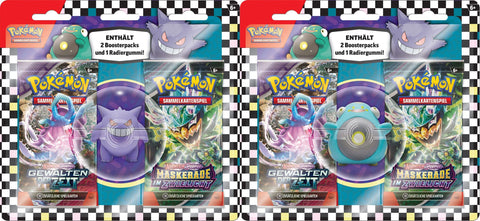 Pokemon Back to School Eraser Blister 2024 – Wampitz oder Gengar (Deutsch)
