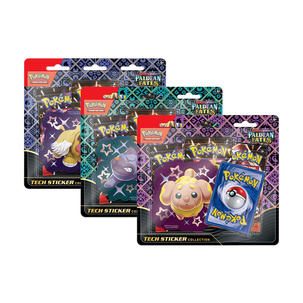 Pokemon – Scarlet & Violet: Paldean Fates Tech-Sticker Collection (Englisch)