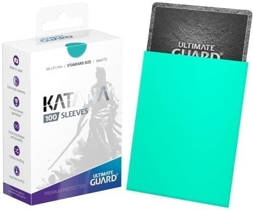 Ultimate Guard Katana Sleeves – 100 Kartenhüllen (Standard Size) - Turquoise