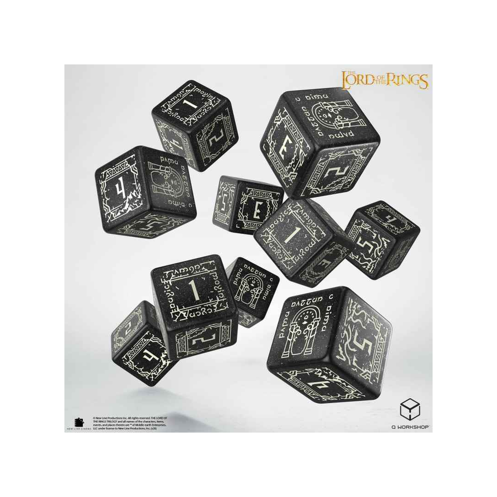 Q-Workshop – The Lord of the Rings: Moria 10x D6 Dice Set