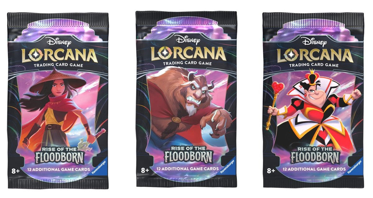 Disney Lorcana – Rise of the Floodborn Display (24 Booster Packs, englisch)