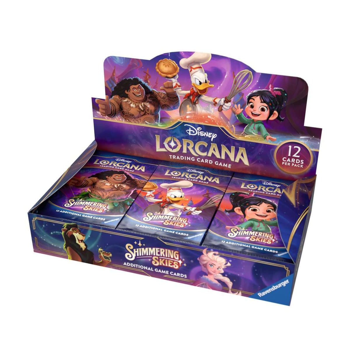 Disney Lorcana – Shimmering Skies Display (24 Booster Packs, englisch)