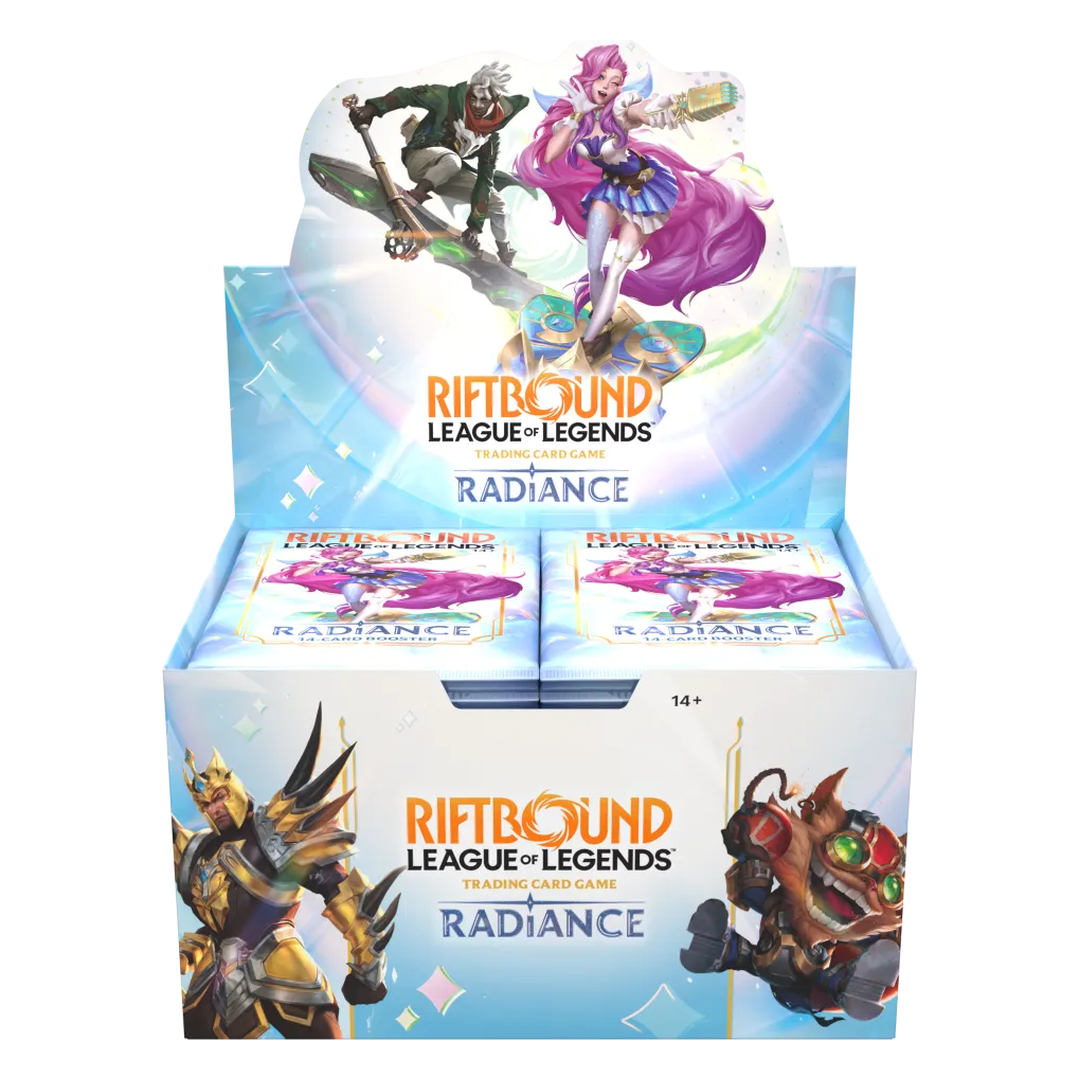Riftbound: League of Legends TCG – Radiance Booster Display - 24 Packs (Englisch)