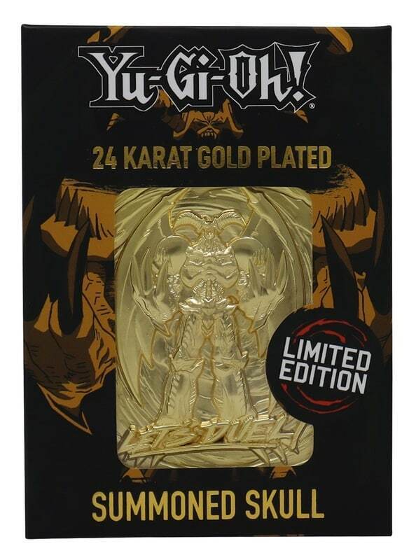 Yu-Gi-Oh! Limited Edition Metal Card (24K Gold Plated) – Summoned Skull