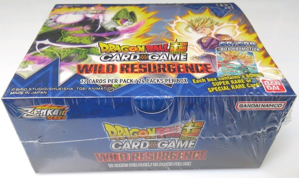 Dragon Ball Super Card Game – Wild Resurgence Display (Zenkai Series Set 05, Englisch)