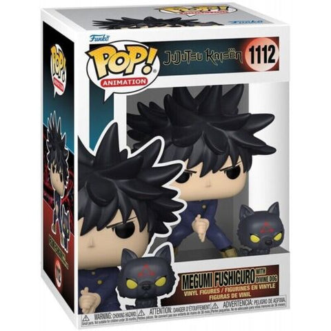 Funko POP! Megumi Fushiguro with Divine Dog 1112 Jujutsu Kaisen: Vinyl Figure