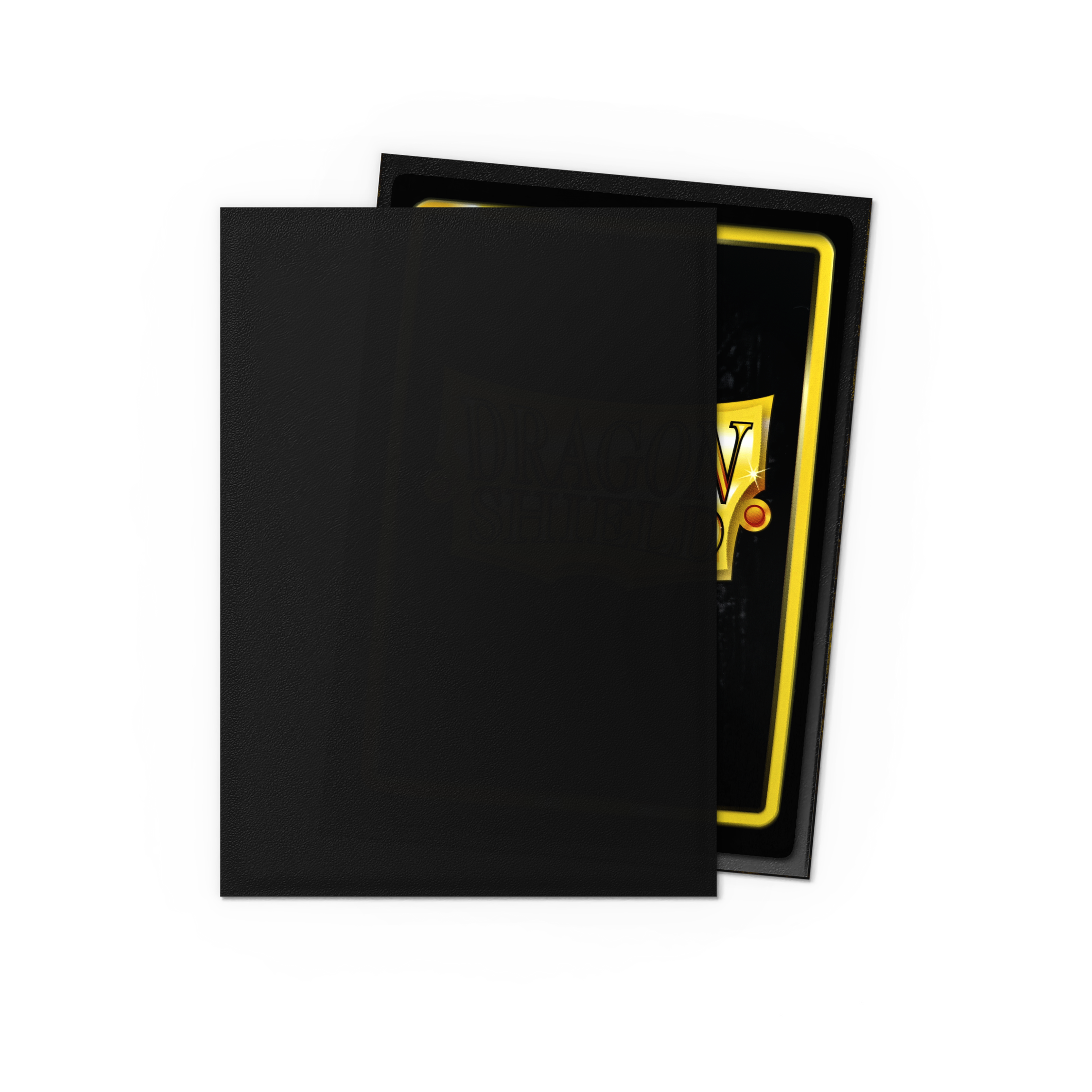 Dragon Shield - 100 Standard Size Card Sleeves - Black Non-Glare