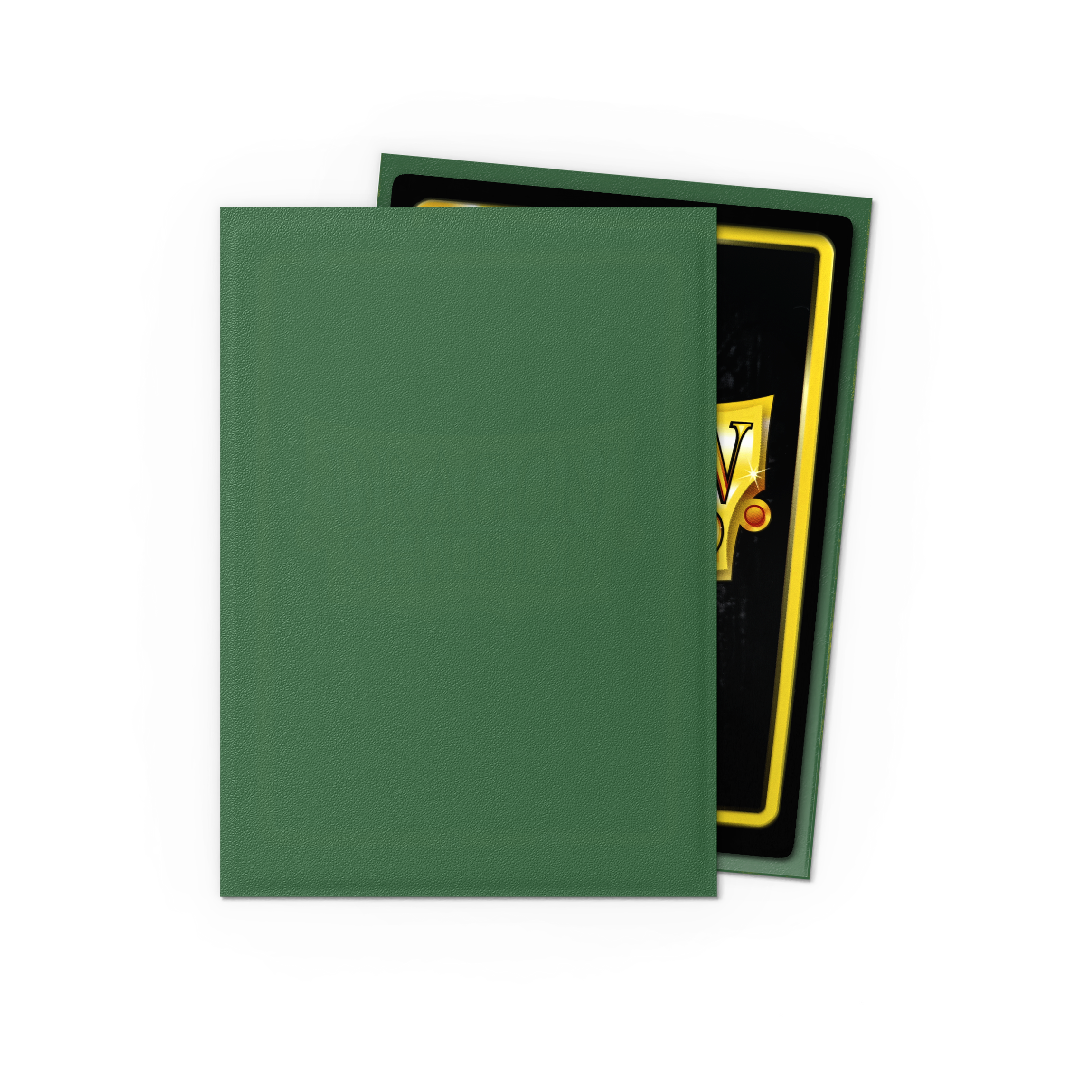 Dragon Shield - 100 Standard Size Card Sleeves - Forest Green Non-Glare