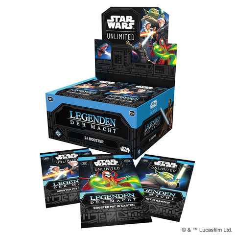 Star Wars: Unlimited – Legenden der Macht Booster-Display (Deutsch)