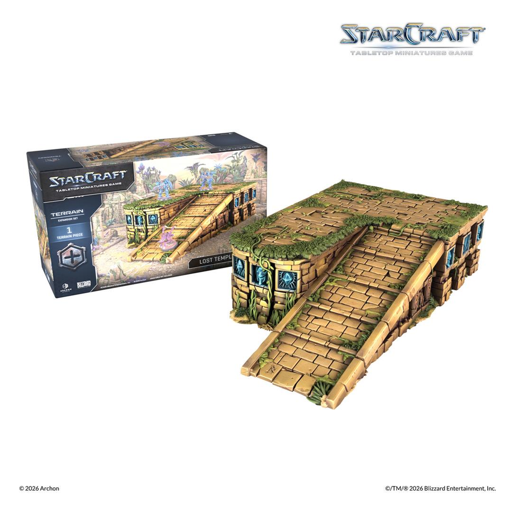 StarCraft TMG Lost Temple Ramp Modell