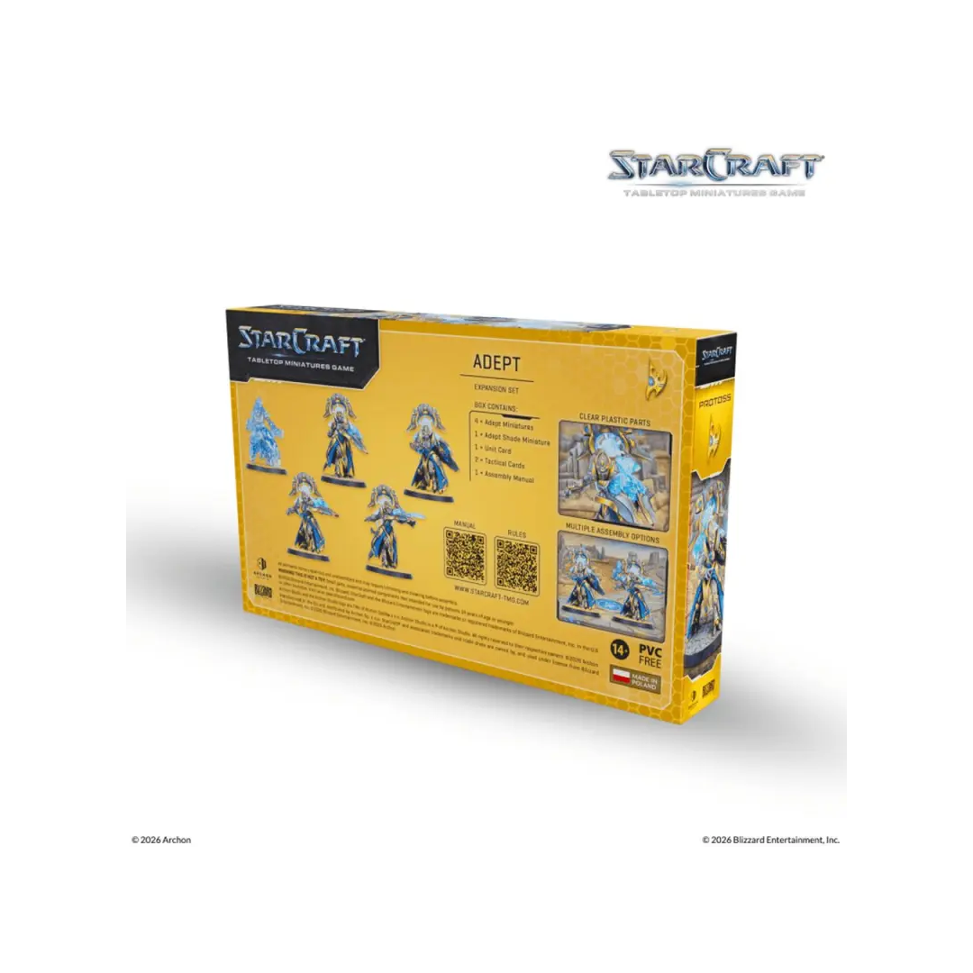 StarCraft TMG Protoss Adept Expansion Set Rückseite