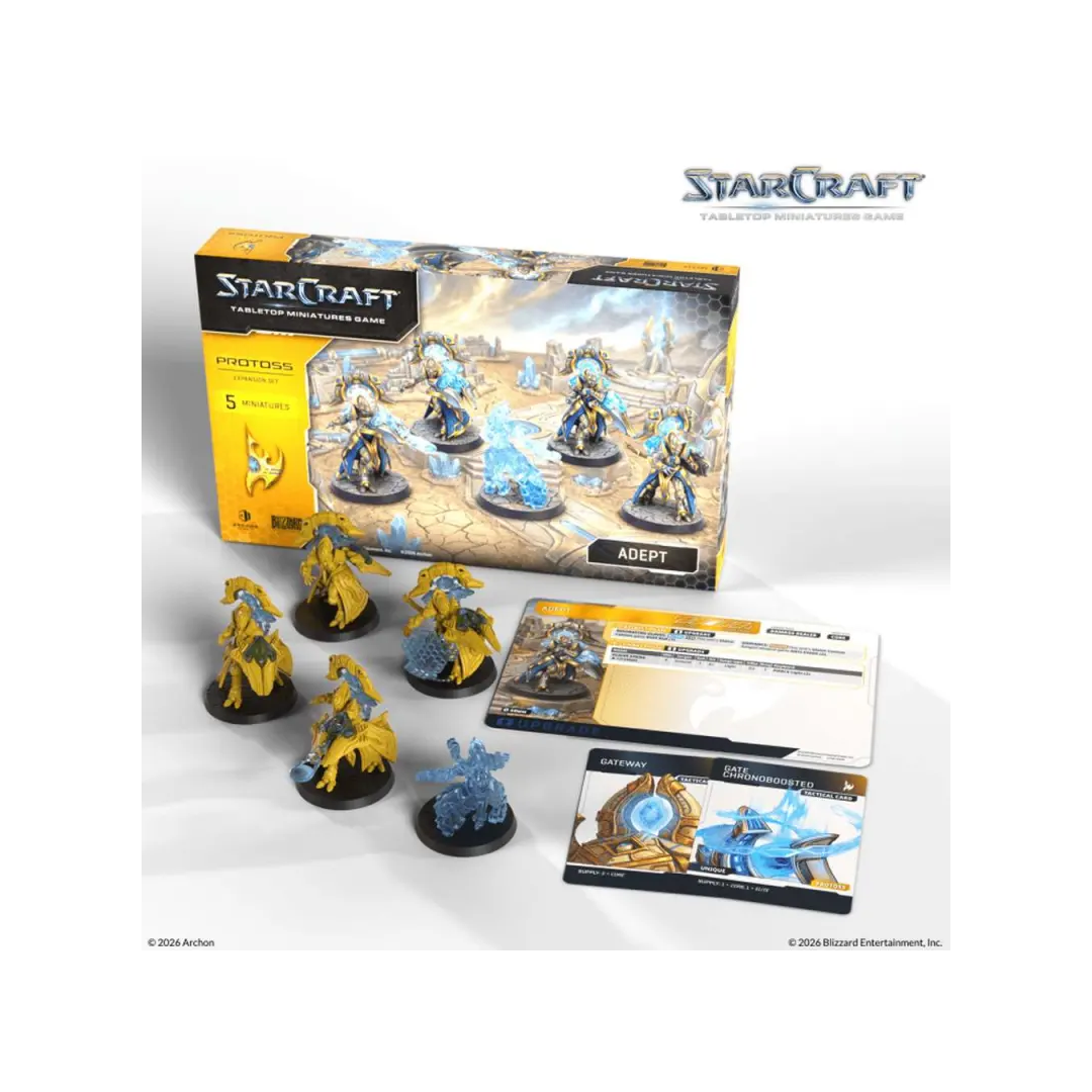StarCraft TMG Protoss Adept Inhalt mit Box
