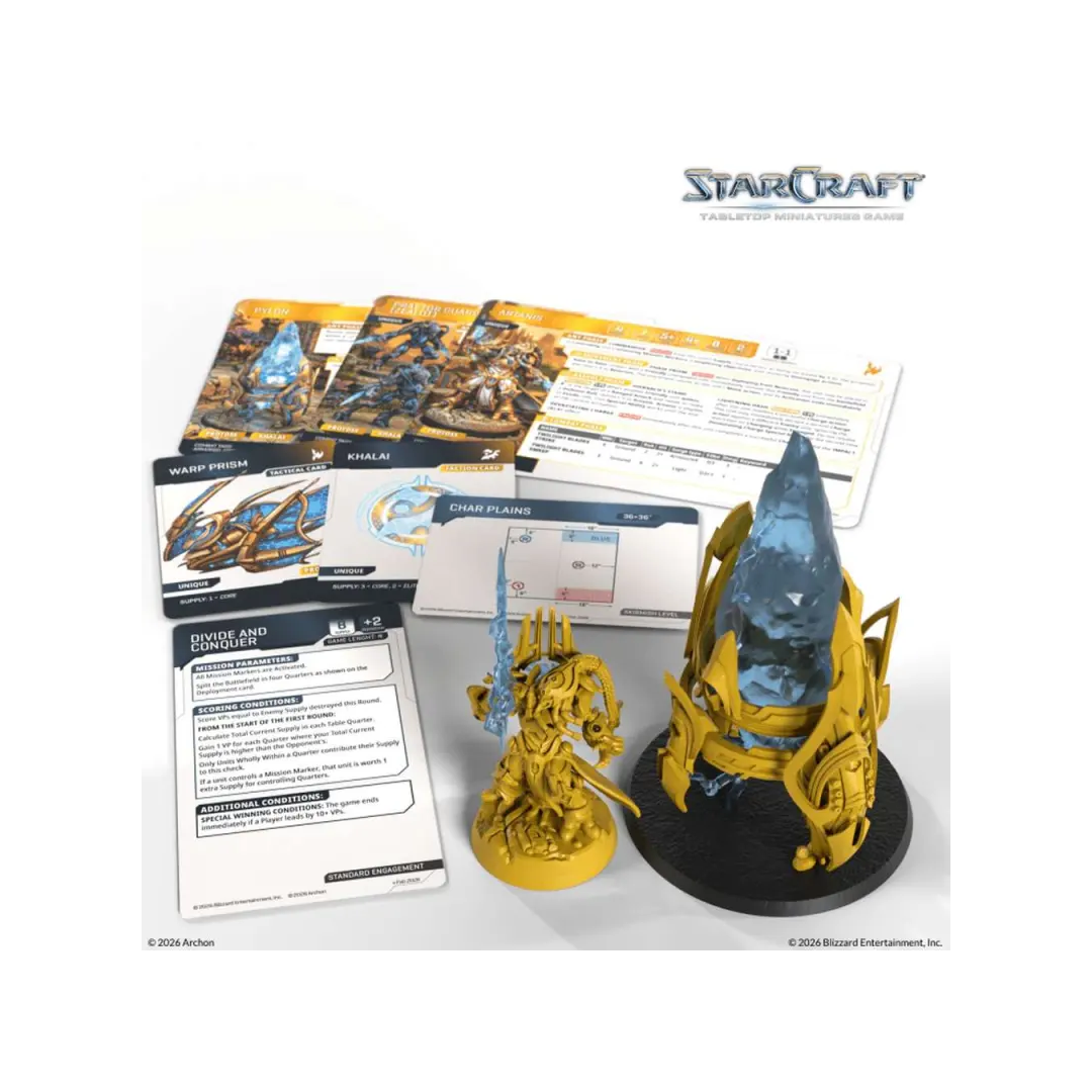 StarCraft TMG Artanis und Pylon Miniaturen