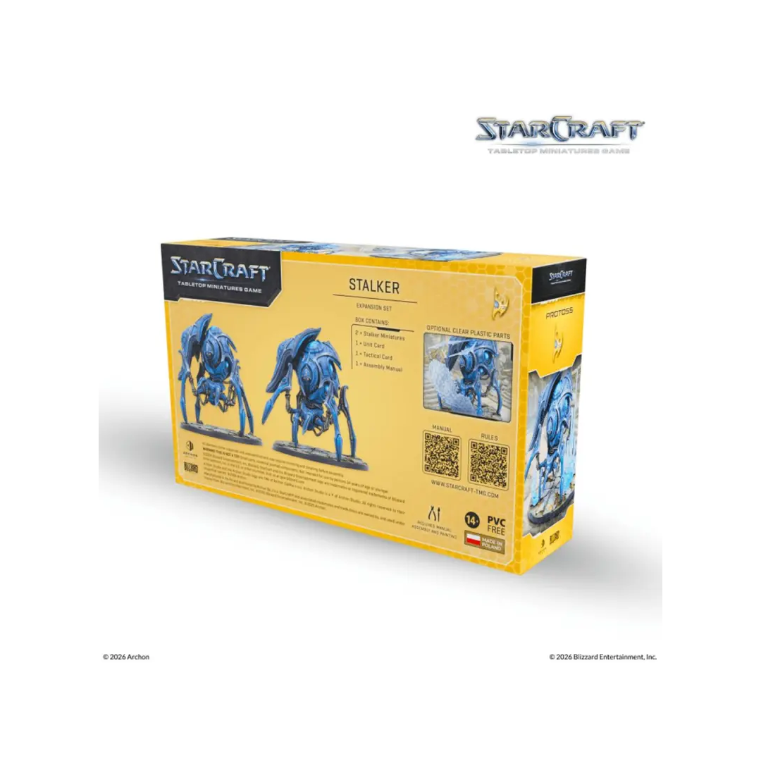 StarCraft TMG Protoss Stalker Expansion Set Rückseite