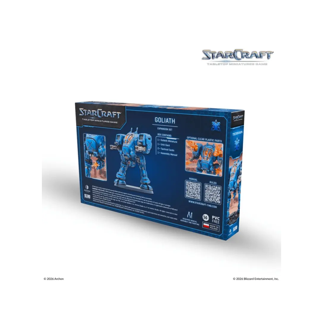 StarCraft TMG Terran Goliath Expansion Set Rückseite