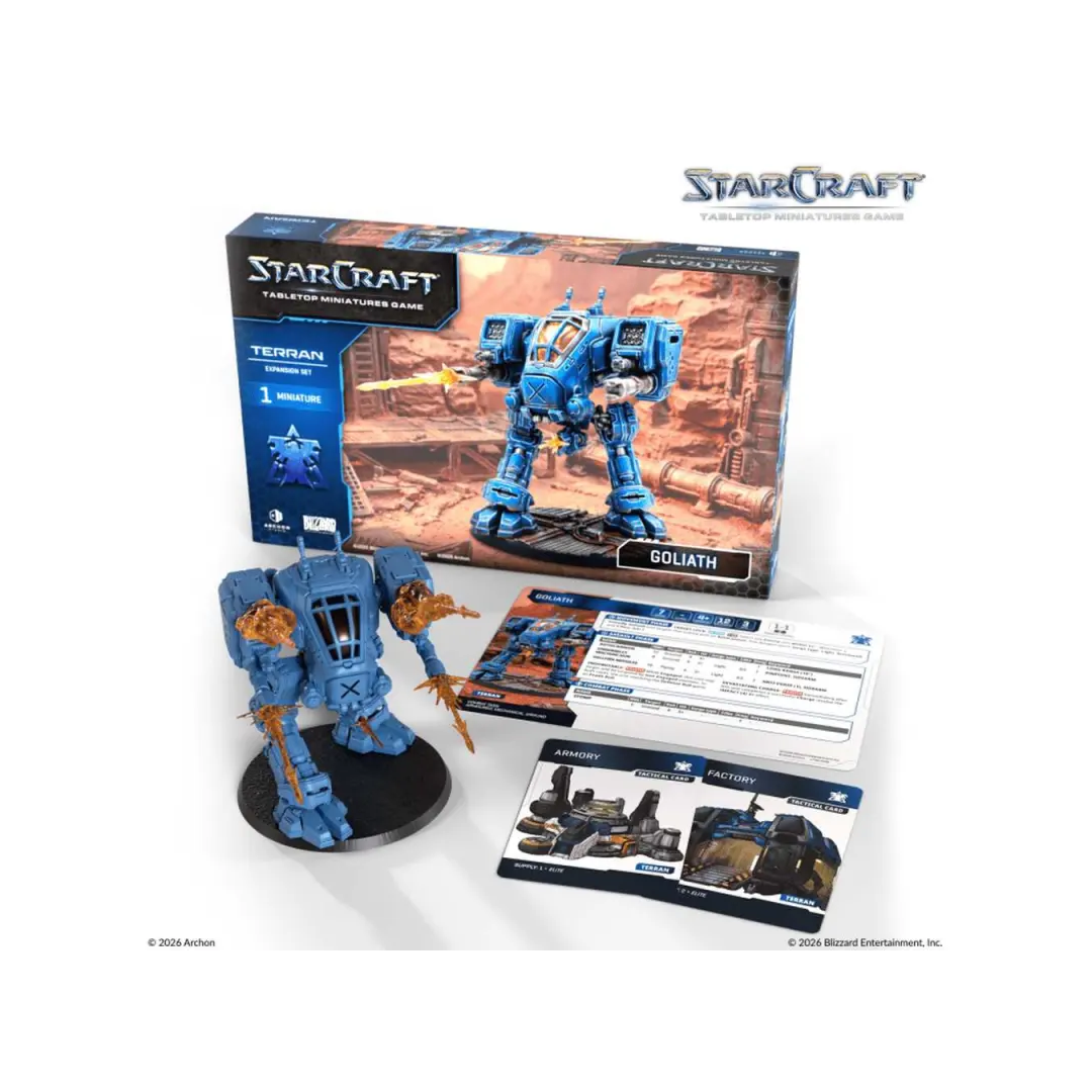 StarCraft TMG Terran Goliath Inhalt mit Box