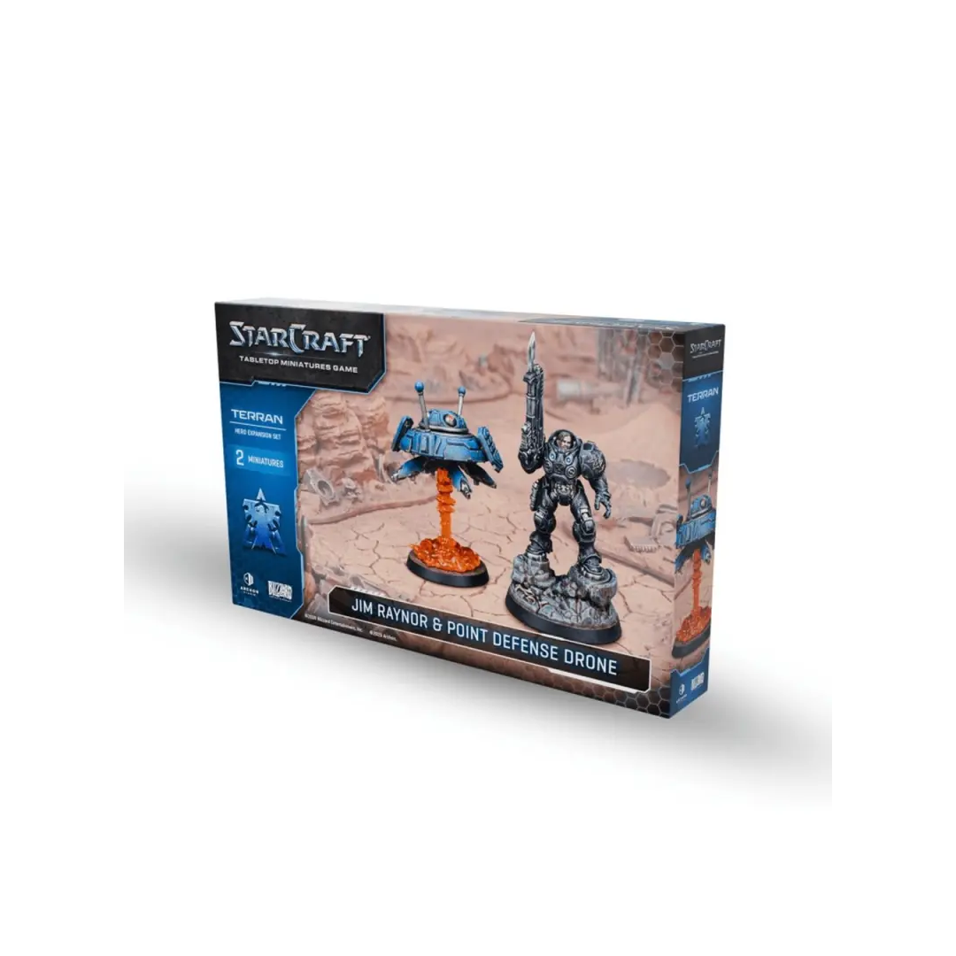 StarCraft TMG Jim Raynor und Point Defense Drone Hero Expansion Set Box