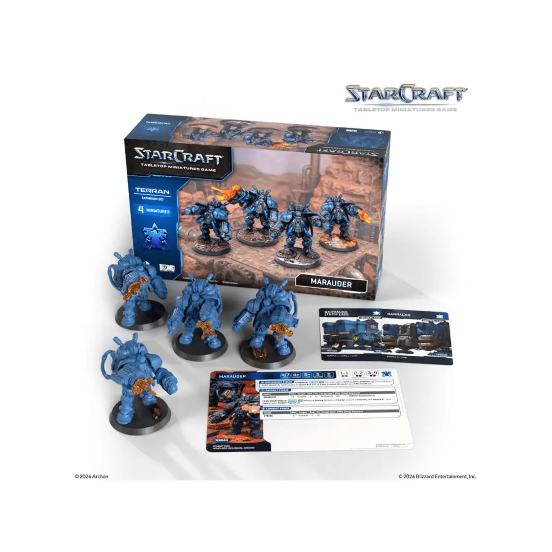 StarCraft TMG Terran Marauder Expansion Set Inhalt