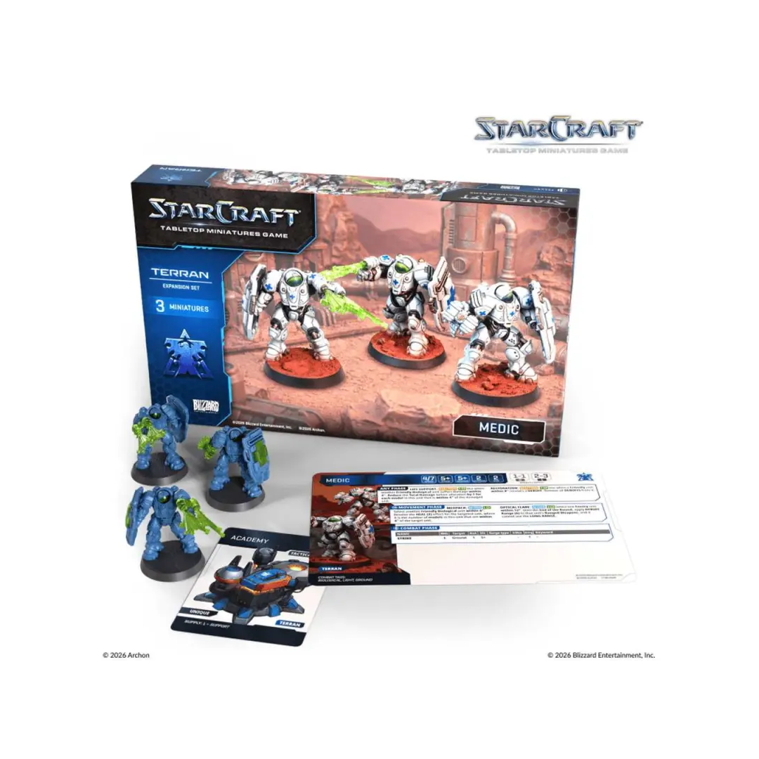 StarCraft TMG Terran Medic Expansion Set Inhalt