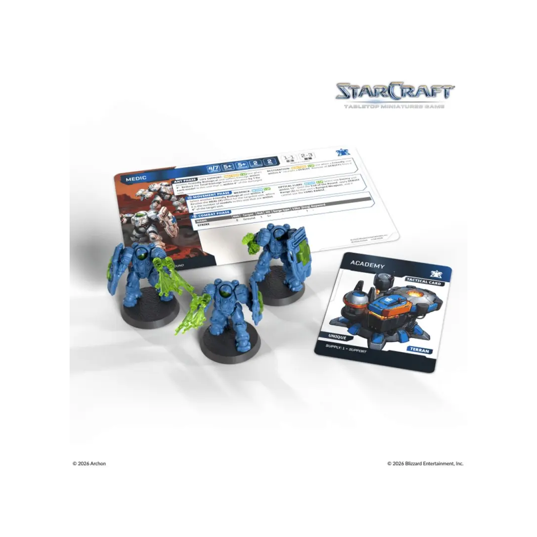 StarCraft TMG Terran Medic Miniaturen