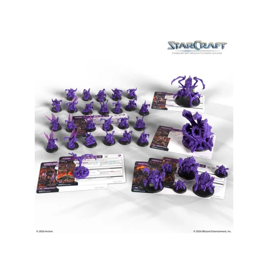 StarCraft TMG Two Player Starter Set Founders Edition Zerg Einheiten