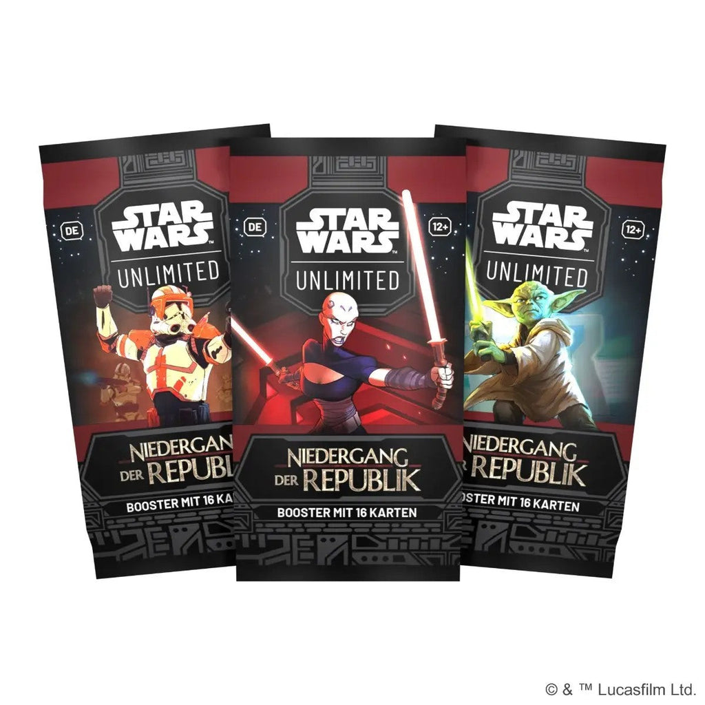 Star Wars Unlimited – Niedergang der Republik Booster (Deutsch)