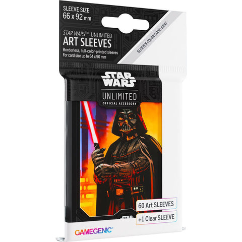 Gamegenic – Star Wars: Unlimited Art Sleeves (60+1 Stück) - Darth Vader