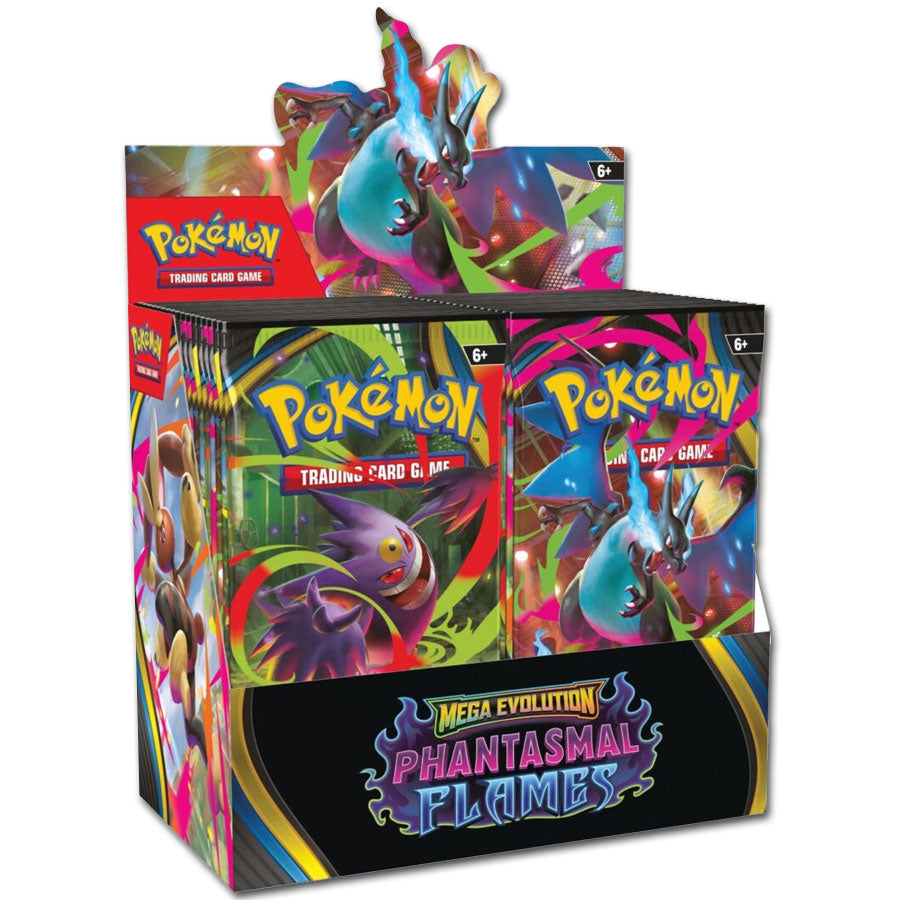 Pokemon ME02 Mega Evolution – Phantasmal Flammes Display (englisch)