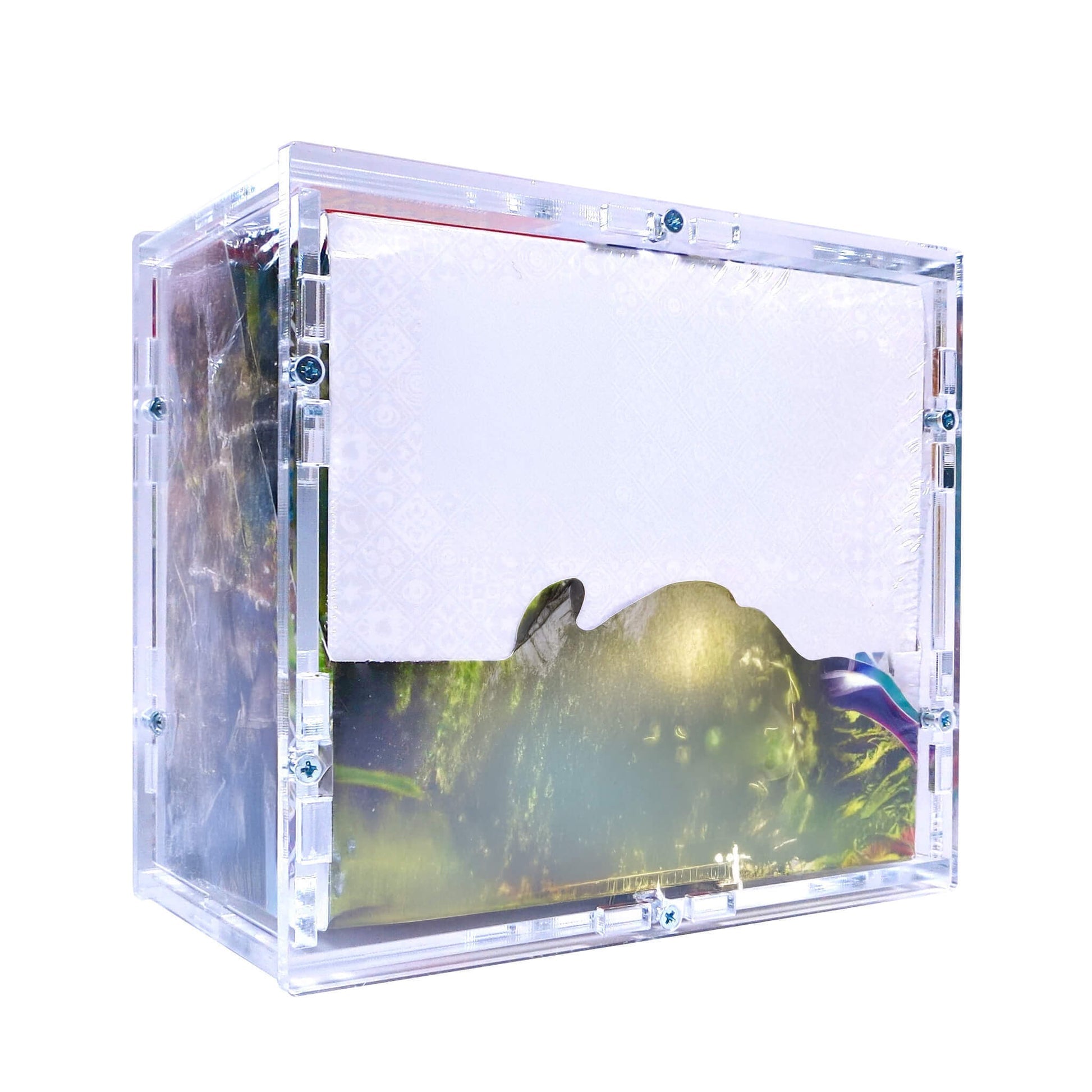 – Premium Acrylic Booster-Display Case