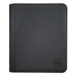 TCG Guru – 4er Toploader Binder Schwarz mit Reißverschluss