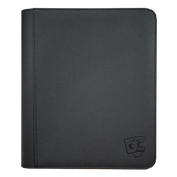 TCG Guru – 4er Toploader Binder Schwarz mit Reißverschluss
