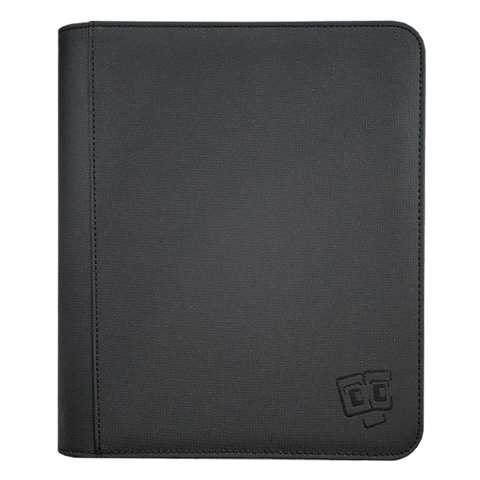 TCG Guru – 4er Toploader Binder Schwarz mit Reißverschluss