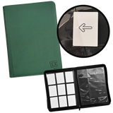 TCG Guru – 9er Pocket Binder Grün (Ordner mit Reissverschluss)