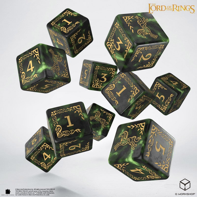 Q-Workshop – The Lord of the Rings: Rohan 10x D6 Dice Set
