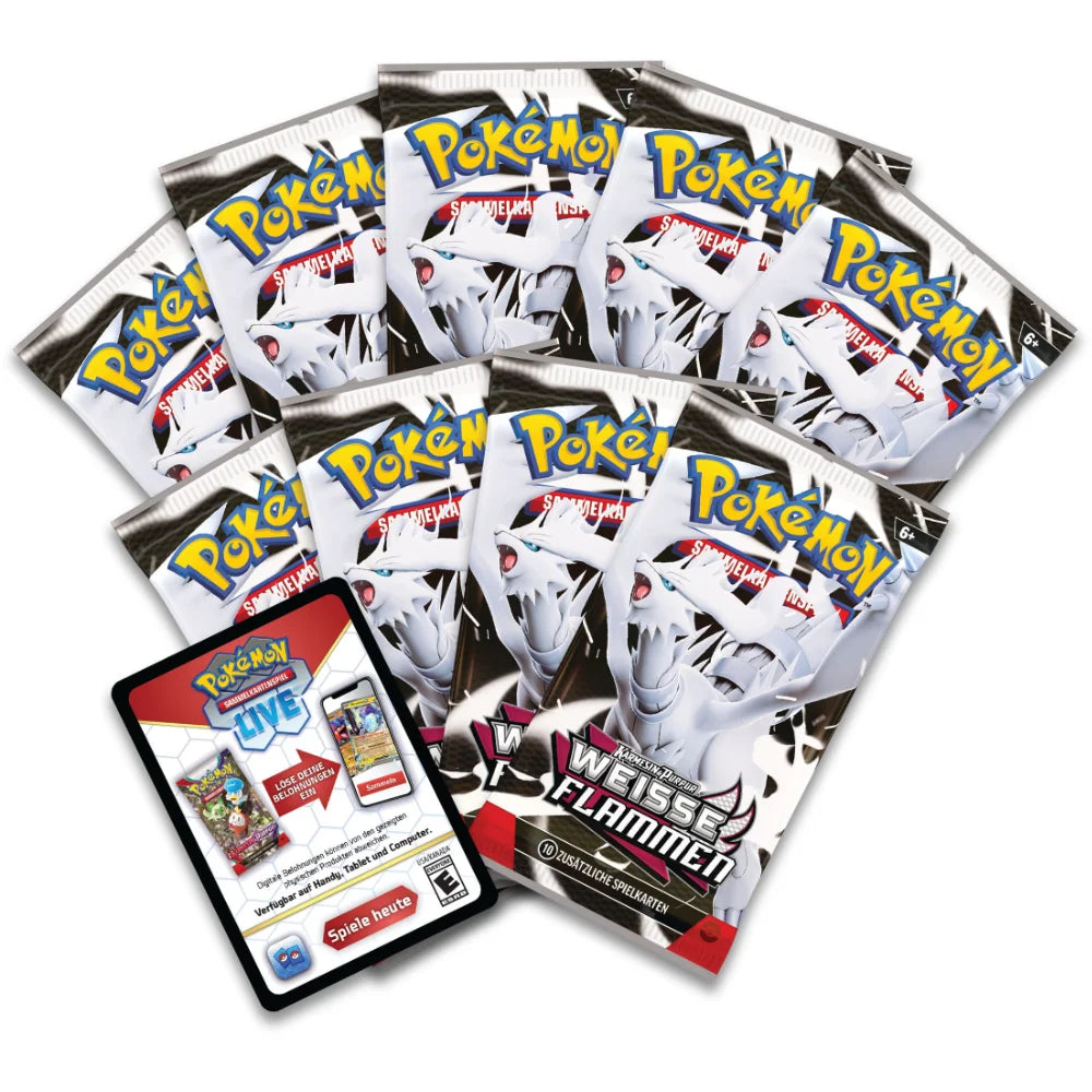 Pokémon TCG – „Weiße Flammen“ Booster Bundle (6 Booster) Aus Karmesin & Purpur KP10.5